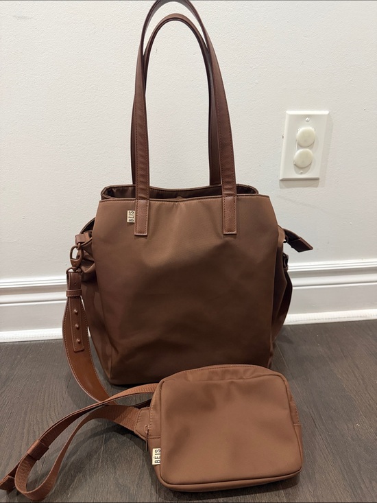 BEIS Handbags - BÉIS Commuter tote with matching Maple crossbody